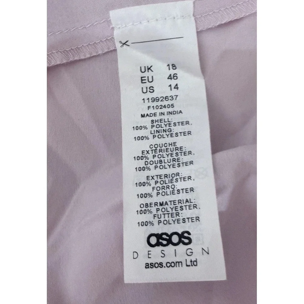 ASOS Maxi Dress Womens 14 Floral Open Back‎ Sheer Mesh Feminine